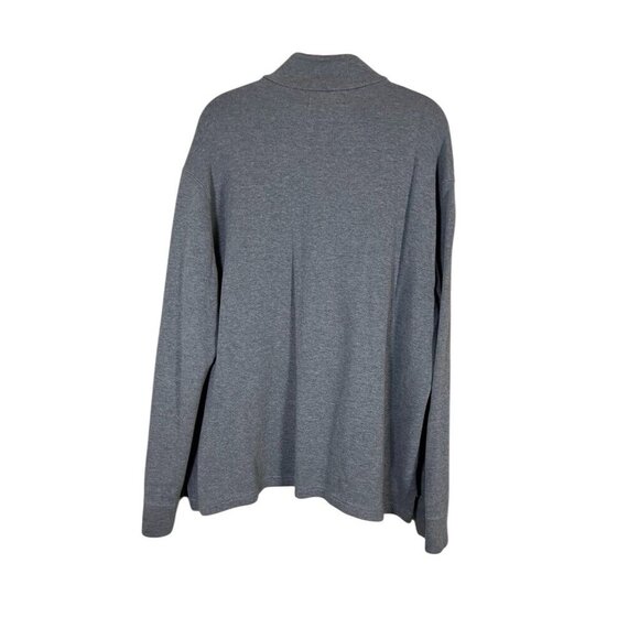 Ralph Lauren Polo Gray Pullover L Preppy Golf Classic Cotton 1/4 Zip Active - Picture 9 of 11